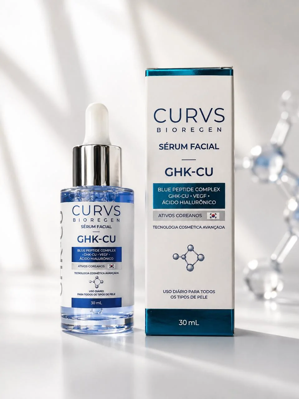 Produto principal CURVS BIOREGEN GHK-Cu